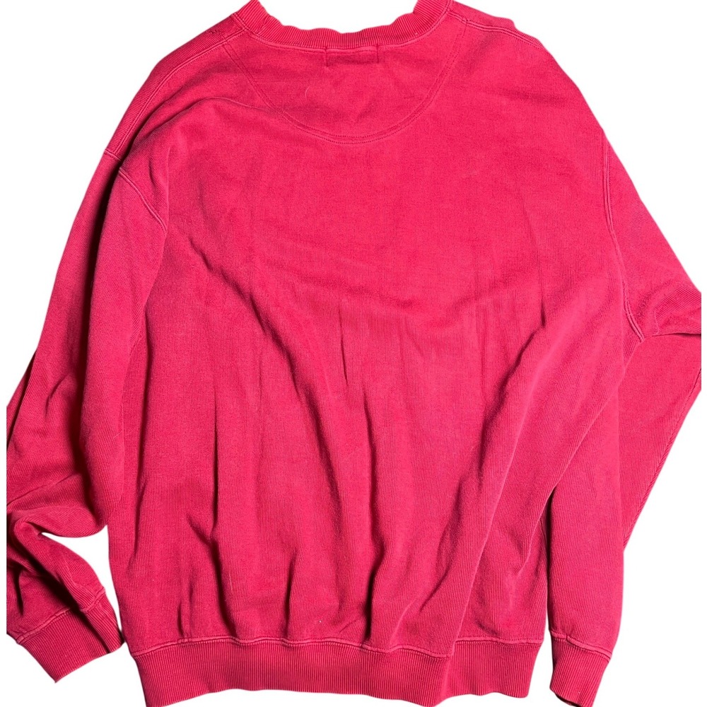 VTG Abercrombie‎ Fitch Country Red Embroidered Cotton Sweatshirt Crewneck L - Picture 6 of 7